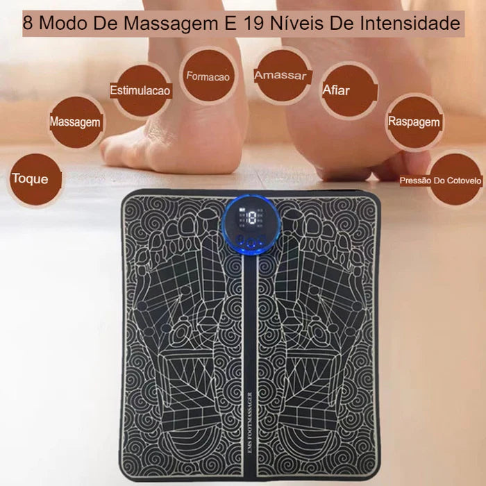 Tapete Massageador Elétrico para os Pés - RelaxPrO